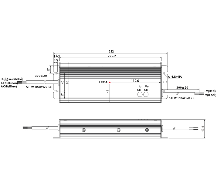 Product dimensions