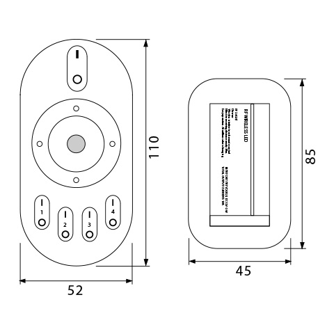 Product dimensions