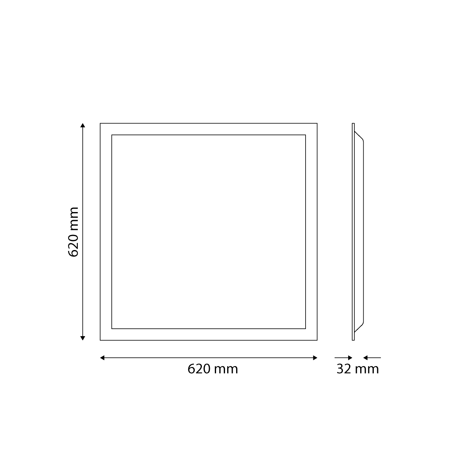 Product dimensions