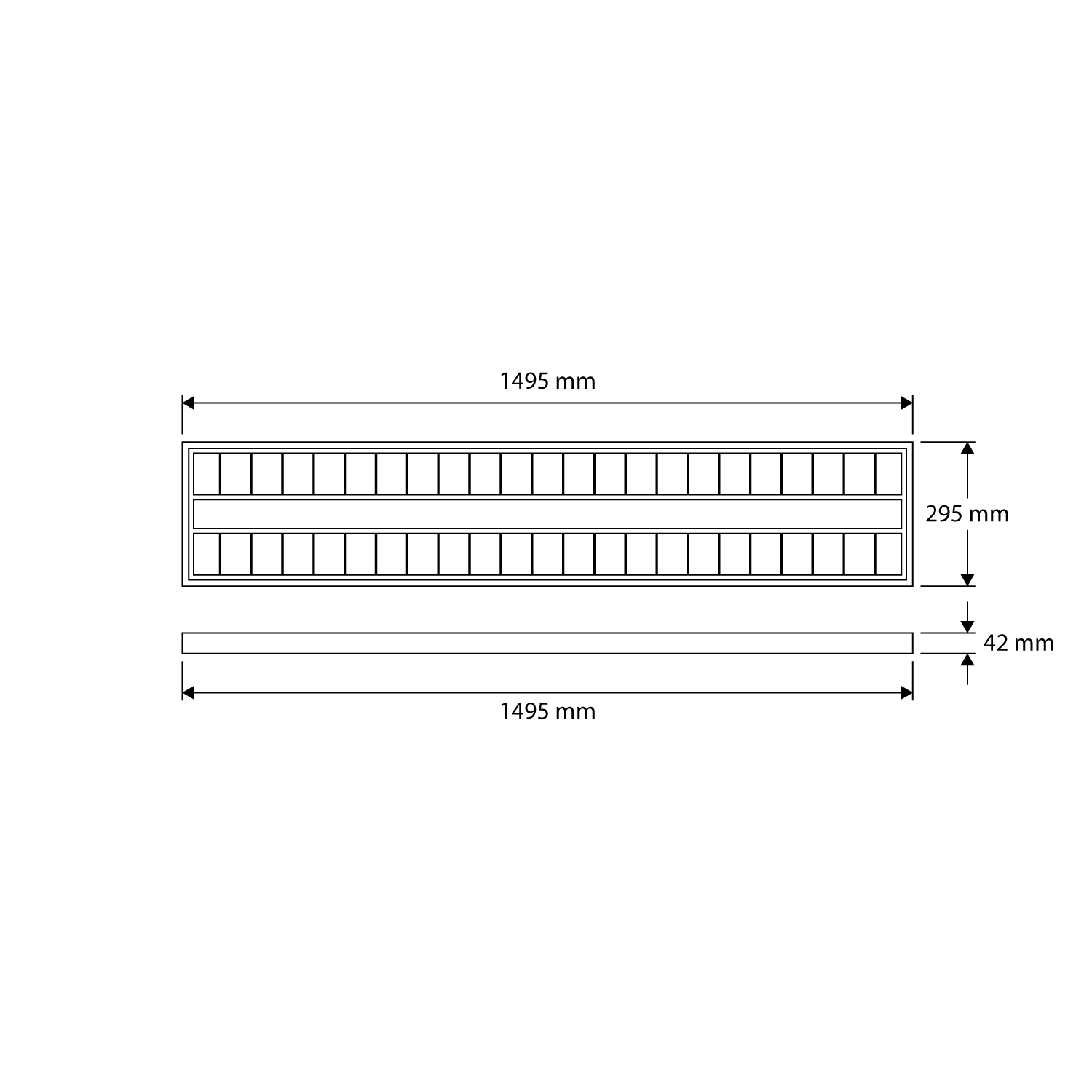 Product dimensions