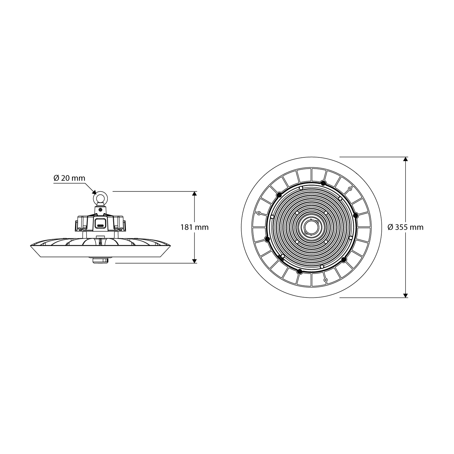 Product dimensions