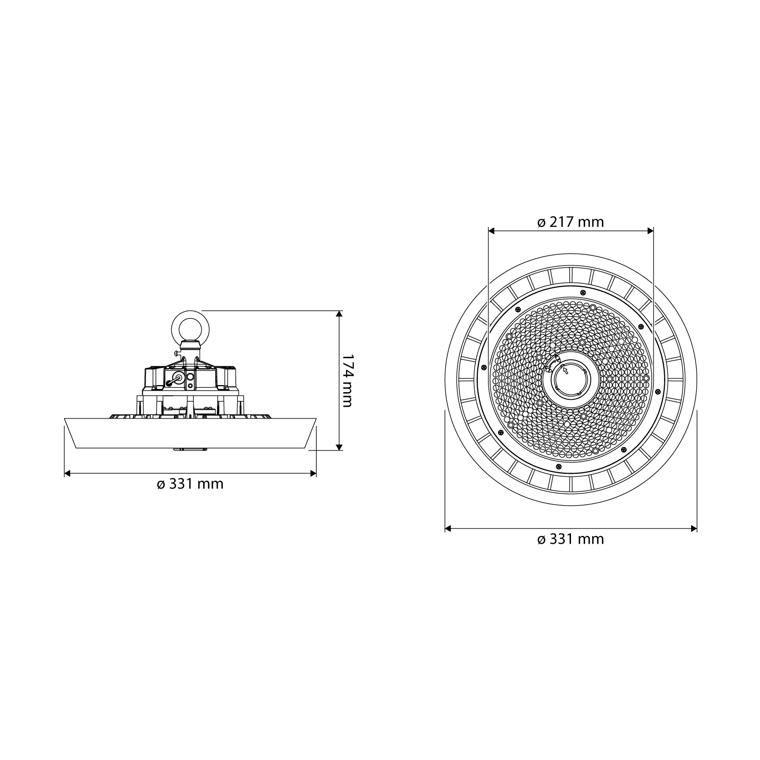 Product dimensions